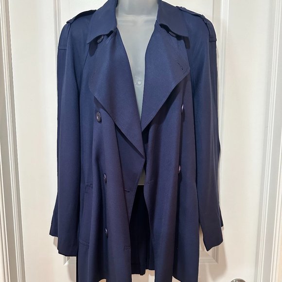 Kenar | Jackets & Coats | Kenar Navy Blue Short Trench Coat Size 8 P
